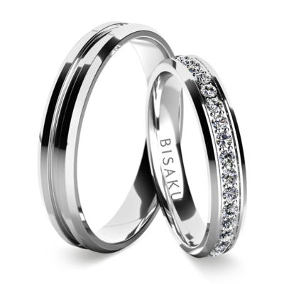 Wedding rings white gold Haisley