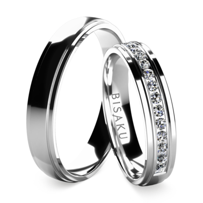 Wedding rings white gold Alva