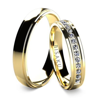 Wedding rings yellow gold Alva