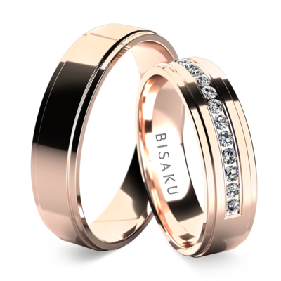 Wedding rings rose gold Avis