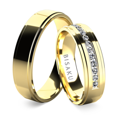 Wedding rings yellow gold Avis
