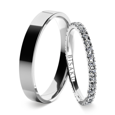 Wedding rings white gold EternityIII