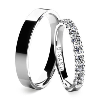 Wedding rings white gold EternityX