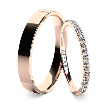 Wedding rings rose gold EternityI
