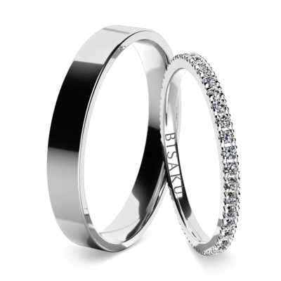 Wedding rings white gold EternityI