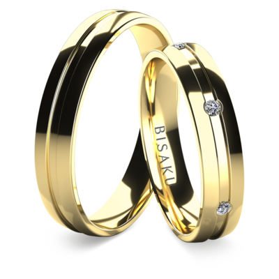 Wedding rings yellow gold Omer