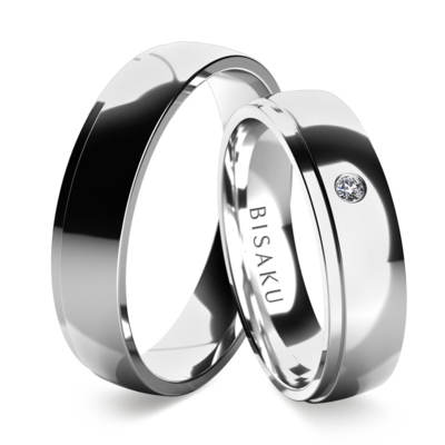 Wedding rings white gold Nuala