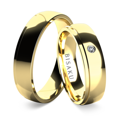 Wedding rings yellow gold Nuala
