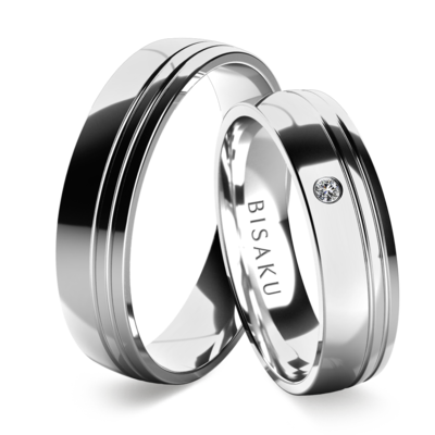 Wedding rings white gold Tana