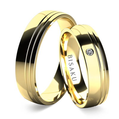 Wedding rings yellow gold Tana