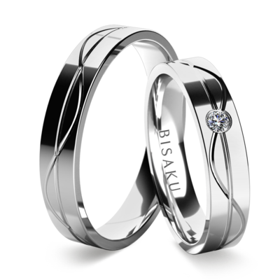 Wedding rings white gold Indre