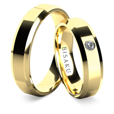Wedding rings yellow gold Marlo