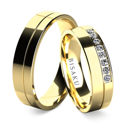 Wedding rings yellow gold Alamo