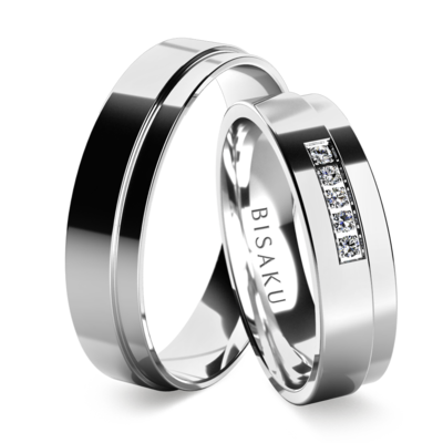 Wedding rings white gold Avalon