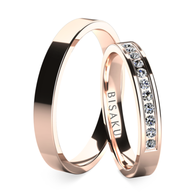 Wedding rings rose gold Lyric