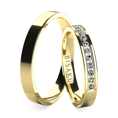 Wedding rings yellow gold Lyric