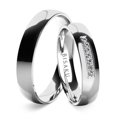 Wedding rings white gold Ovida