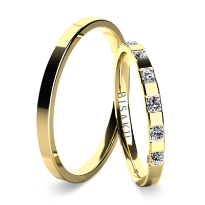 Wedding rings yellow gold Euric