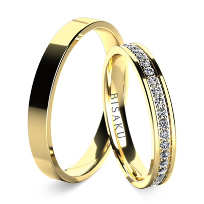 Wedding rings yellow gold Gento