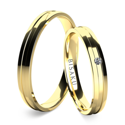 Wedding rings yellow gold Soas