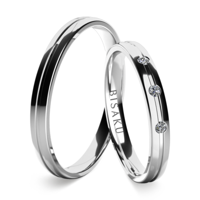 Wedding rings white gold Teja