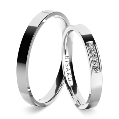 Wedding rings white gold Tuluin