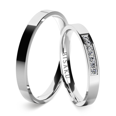Wedding rings white gold Valia