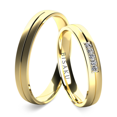 Wedding rings yellow gold Hildreic