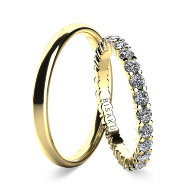 Wedding rings yellow gold SalomeII
