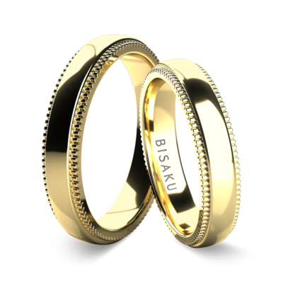 Wedding rings yellow gold Nelia