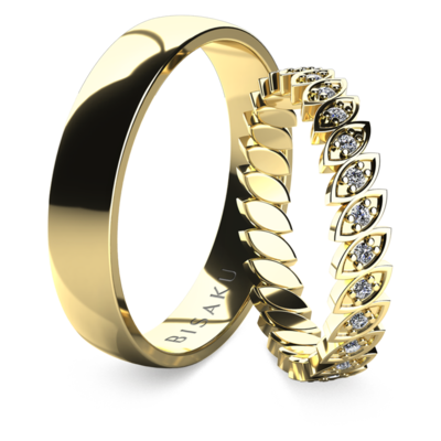 Wedding rings yellow gold Mavia