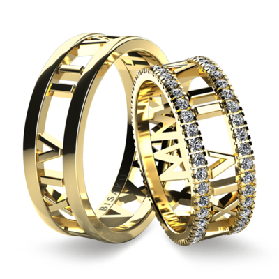 Wedding rings yellow gold Horace