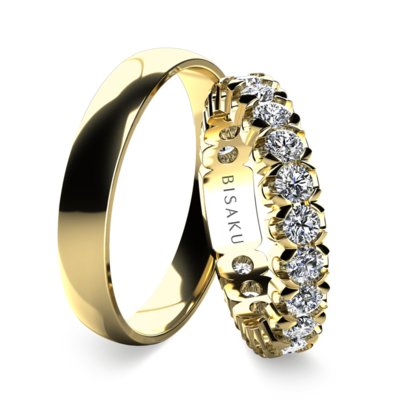 Wedding rings yellow gold Archer