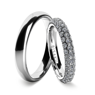 Wedding rings white gold Leona
