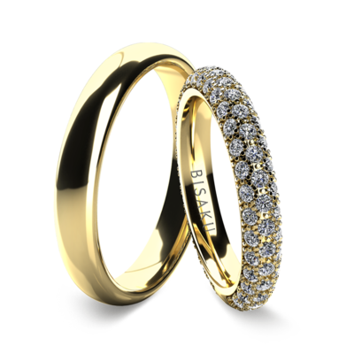 Wedding rings yellow gold Leona