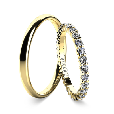 Wedding rings yellow gold SalomeI