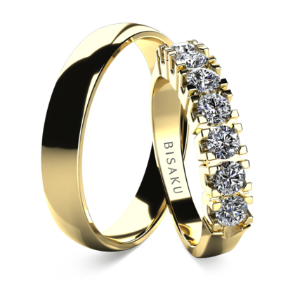 Wedding rings yellow gold NarcisIII