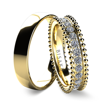 Wedding rings yellow gold Belladonna