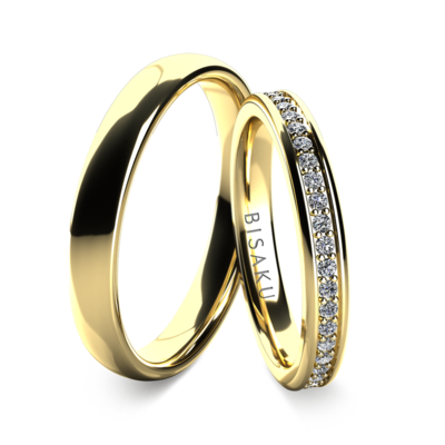 Wedding rings yellow gold Elodie
