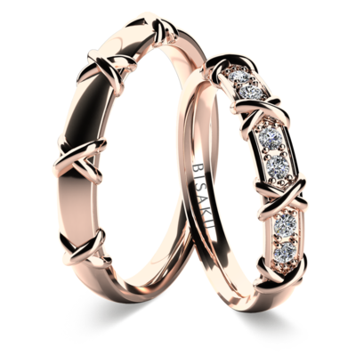 Wedding rings rose gold Sonora