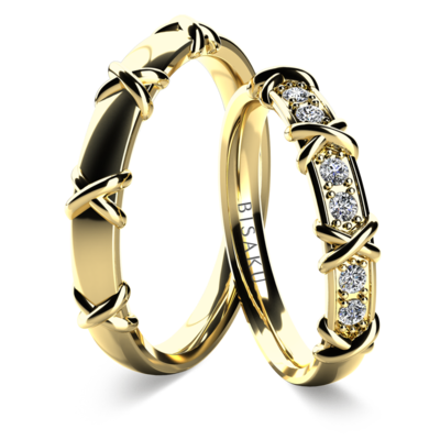 Wedding rings yellow gold Sonora