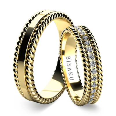 Wedding rings yellow gold Trella