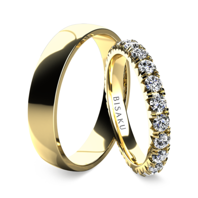 Wedding rings yellow gold Kayla