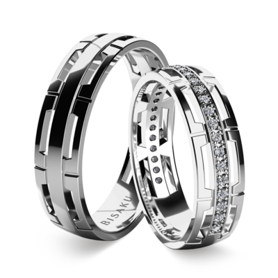 Wedding rings white gold Korrie