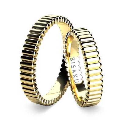 Wedding rings yellow gold Morgan