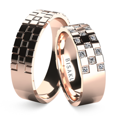 Wedding rings rose gold Rome