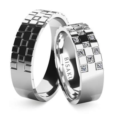 Wedding rings white gold Rome