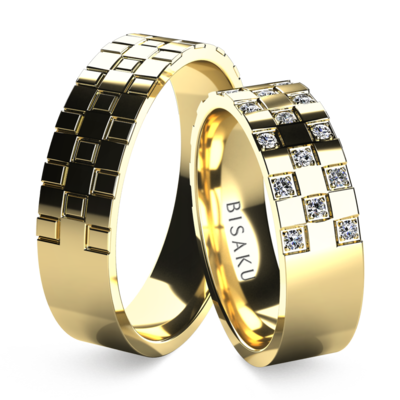 Wedding rings yellow gold Rome