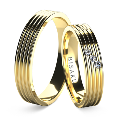 Wedding rings yellow gold Ace