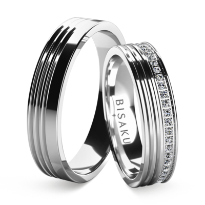 Wedding rings white gold Meghan
